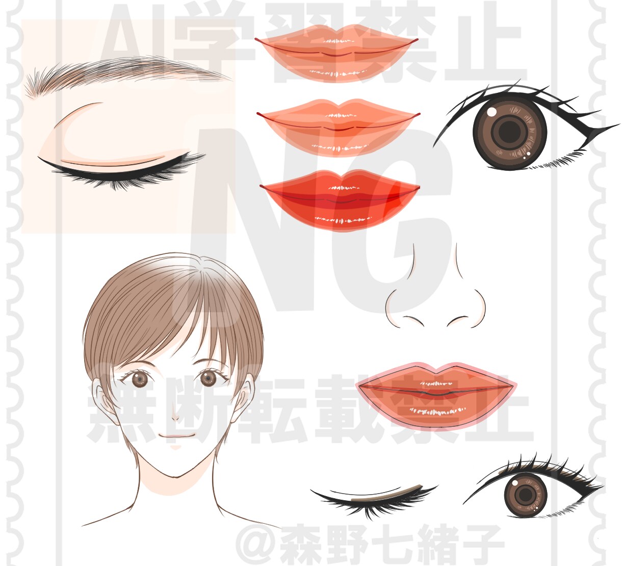 ６点の絵で１セット！宣伝用カットイラスト制作します 可視化効果で注目度UP！絵の活用であなたの描くプランに一役を イメージ5