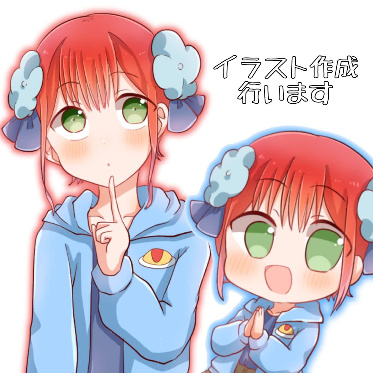 可愛いイラスト描きます 3種類の可愛い絵柄のイラスト描きます イメージ1