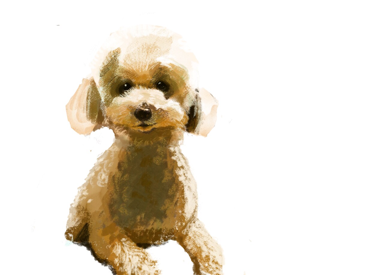 ペットの可愛い似顔絵を描きます ふわふわ感と暖かみを大切にしてます。どんな動物でも大歓迎！ イメージ1