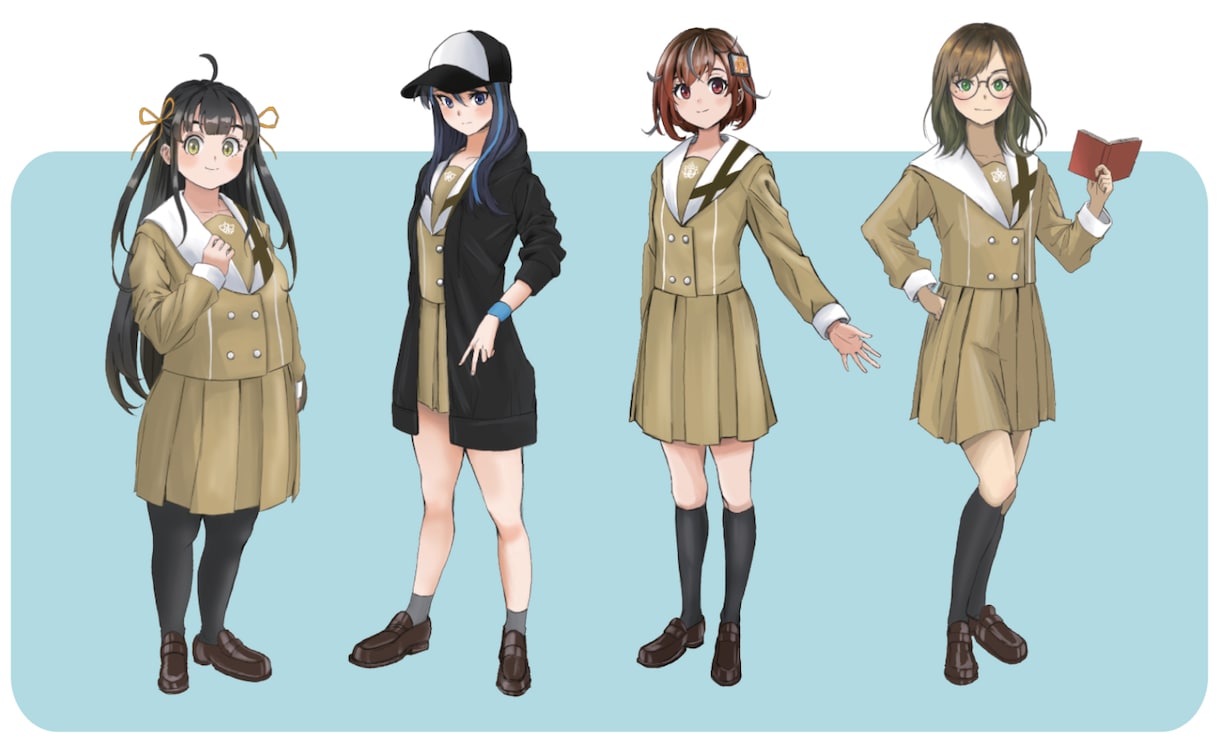 パキッ！とした可愛いイラストます メリハリの利いた色のイラスト。 イメージ2
