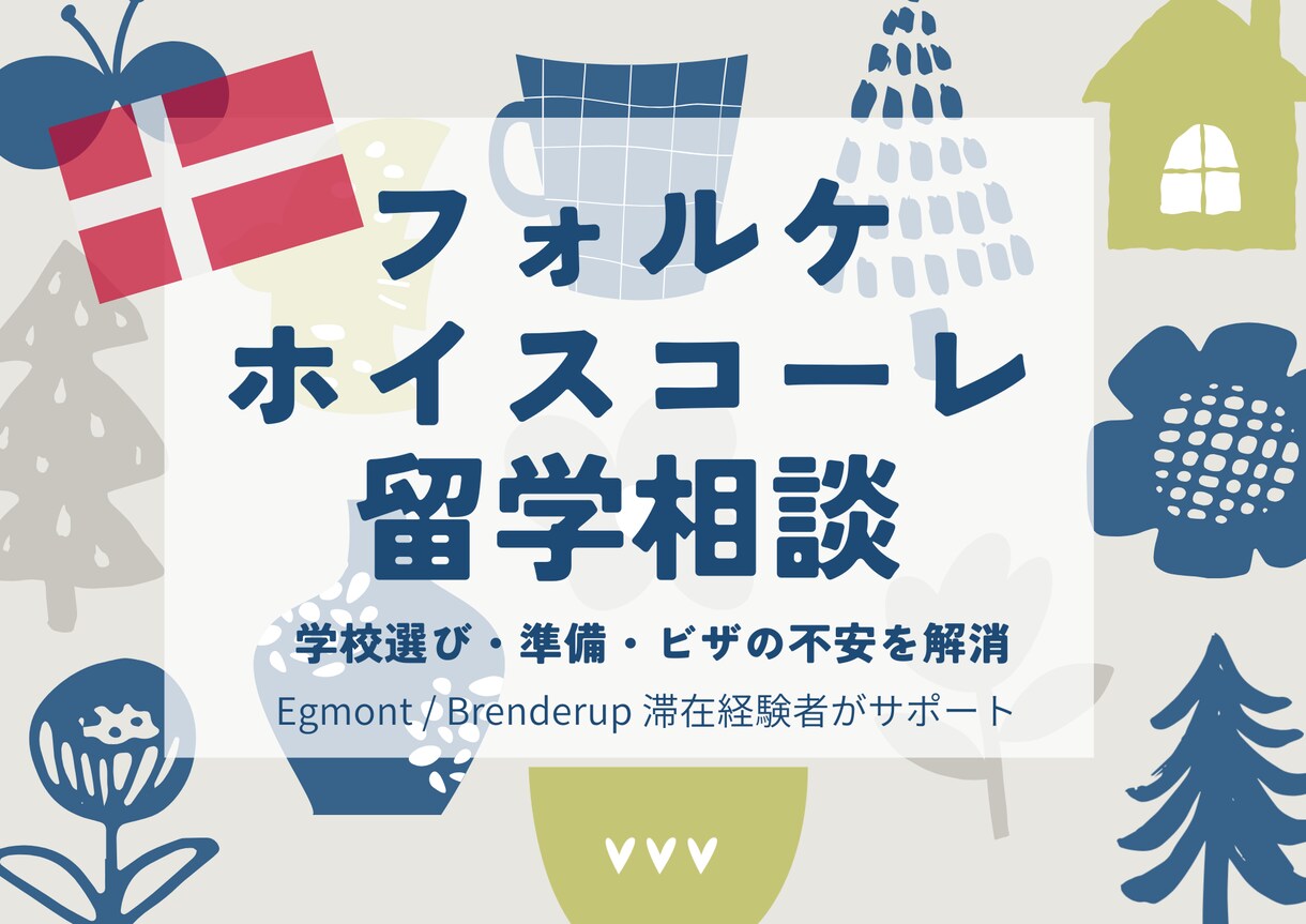 北欧留学｜フォルケ相談サポートします 初心者歓迎！学校選びや準備を支援。実体験からリアルな情報を イメージ1