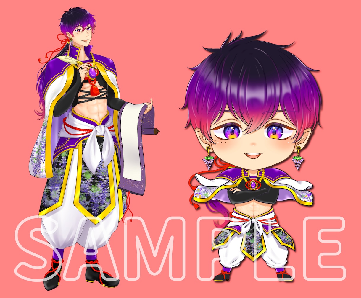 用途に合わせたSDキャラ•ミニキャラ制作いたします Vtuber、YouTube、IRIAM、活動者様必見です！ イメージ4