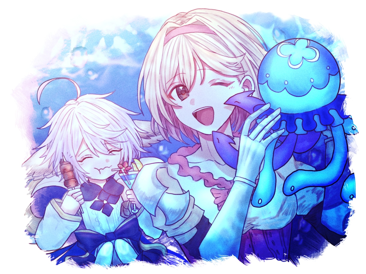 幅広く使えるイラストを作成します アイコンやサムネ、観賞用等幅広く対応いたします！ イメージ2