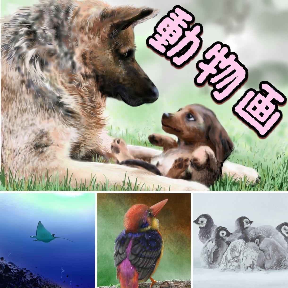 イラスト描きます 人物画、風景画、動物画等描きます イメージ3