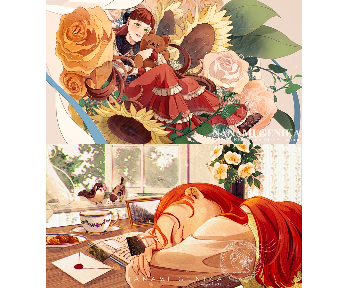 背景込の全身一枚絵★用途に沿ってイラスト制作します 個人観賞・装画・MV・Vtuberイラスト・スチルイラスト イメージ3