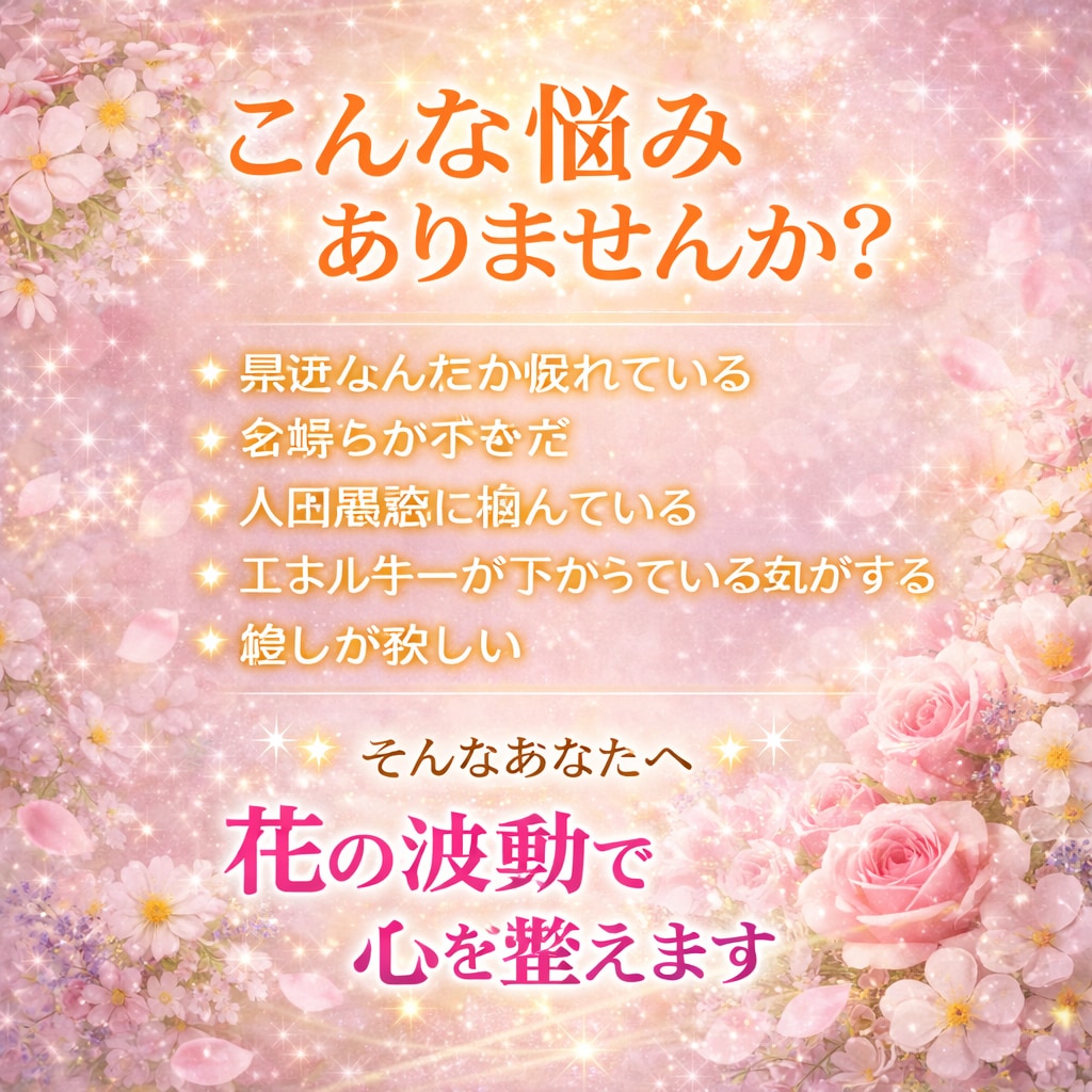 オーラ・チャクラを霊視⭐︎花のパワー届けます 花の生きたエネルギーと共に明るい未来、あなたの波動を高めます イメージ2