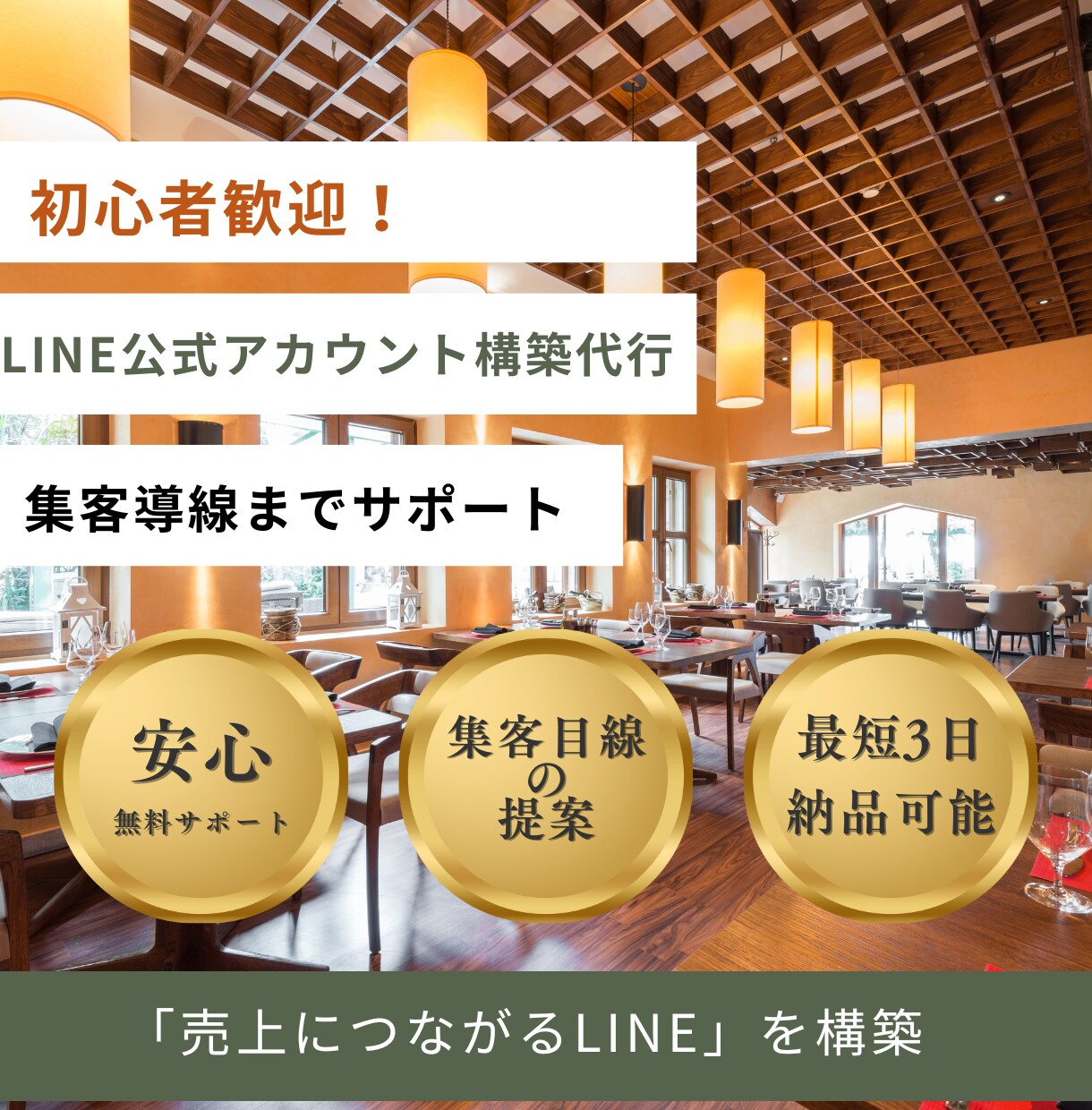 初心者歓迎!LINE公式アカウント構築代行します ステップ配信・リッチメニュー設定・集客導線まで丸ごとサポート イメージ1
