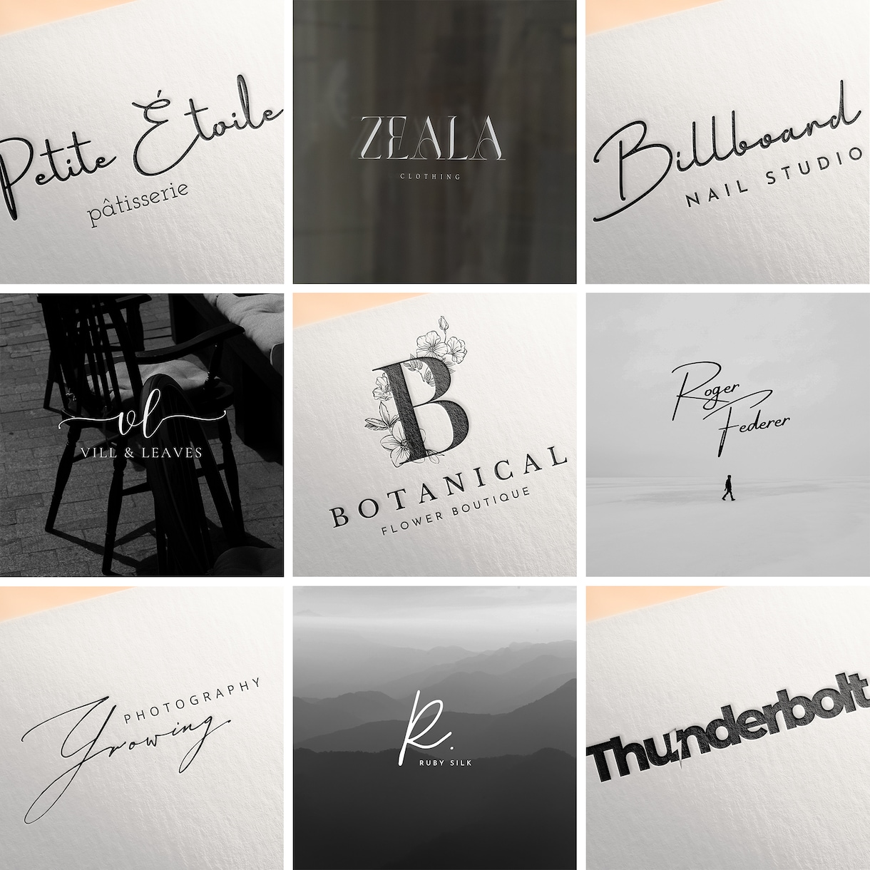 洗練されたデザインのロゴを心を込めてお作りします シンプルだからどこにでも使える。命を吹き込むデザイン。 イメージ1