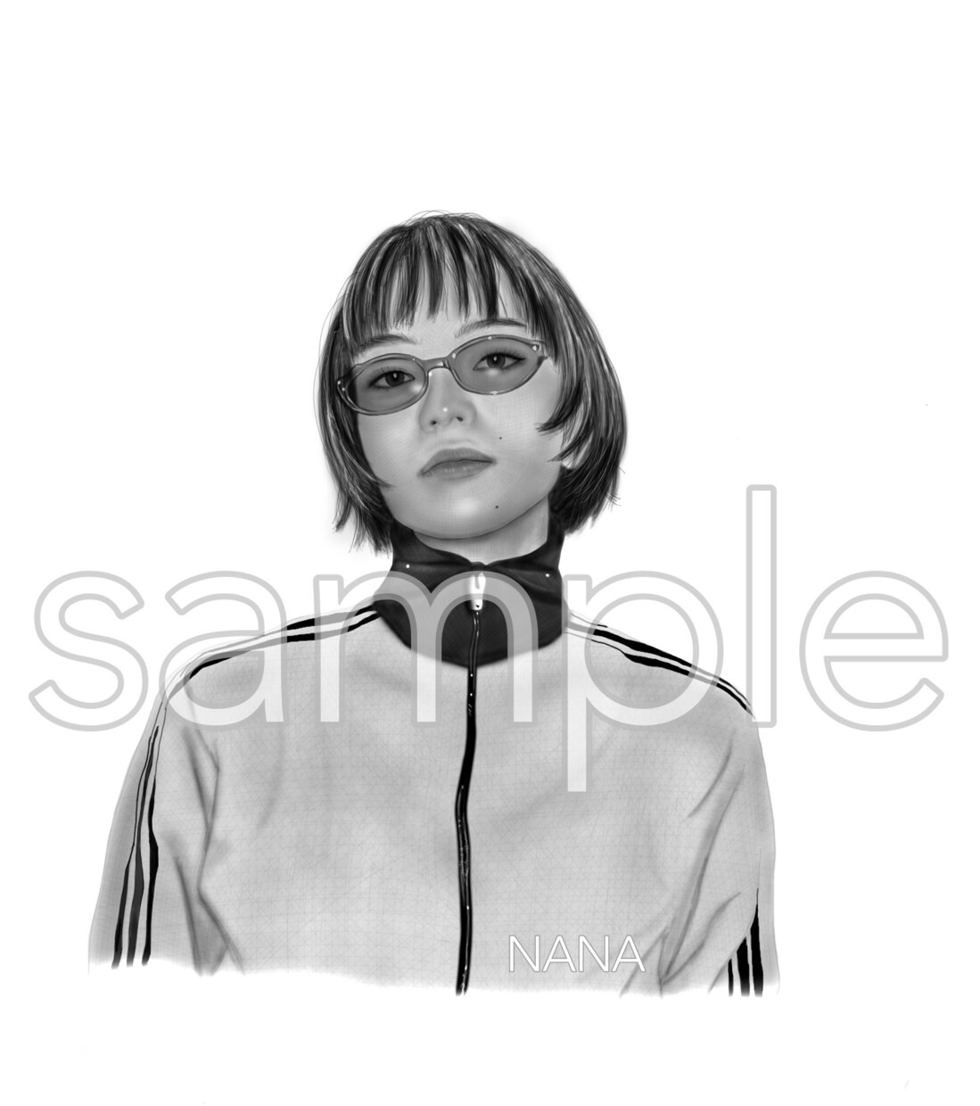 ハッピーなSNSアイコン似顔絵お届けします 鉛筆画風のリアルな似顔絵お任せください！ イメージ6