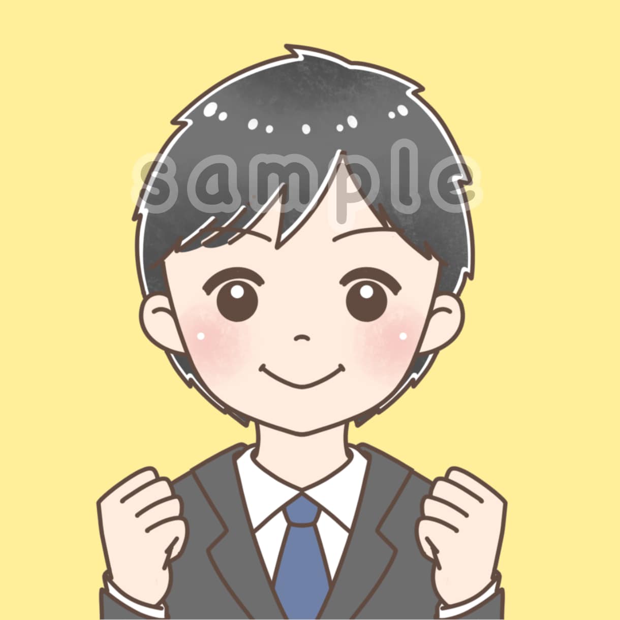 わかりやすくて好感が持てる表情７点セット制作します 表現豊かなリアクションで見る人に伝わるイラストを描きます イメージ9