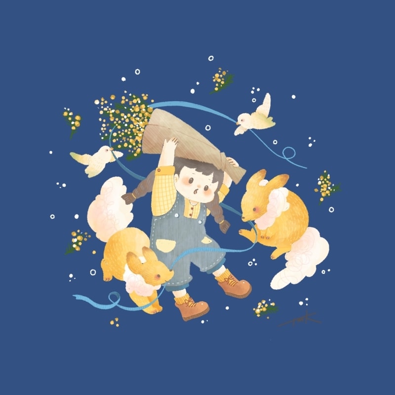商用OK！ほんわか絵本のようなイラストお描きます 挿絵・グッズ・SNSに目を引くかわいいイラストお任せ下さい イメージ10