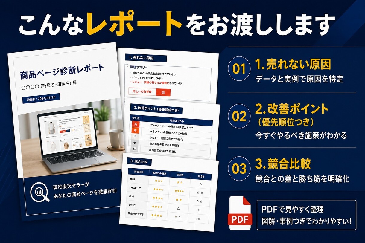 現役楽天セラーが商品ページの改善点を診断します コンサル会社ではない。今も戦う現役セラーの現場目線 イメージ6