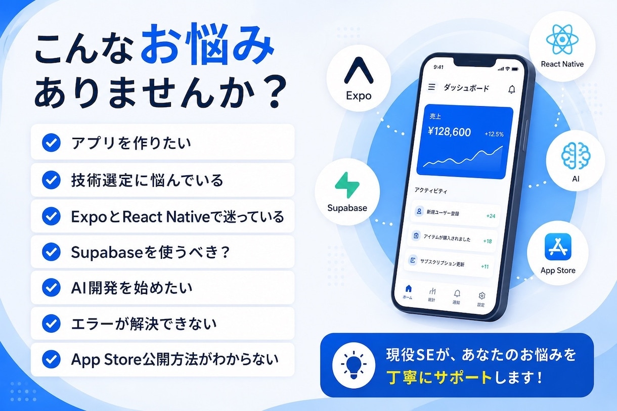 個人開発・アプリ開発の相談承ります AI時代の開発のお悩みを解決します イメージ2