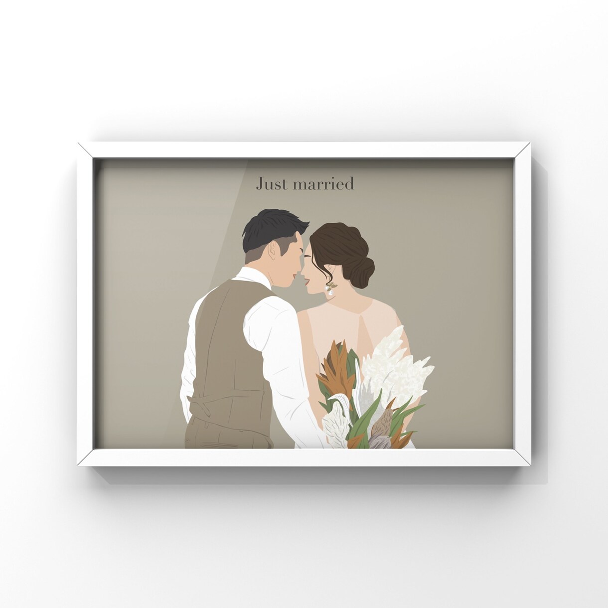 結婚式アイテムに使えるイラスト作成します 他とは一味違うお洒落なウェルカムボード、ペーパーアイテムを♡ イメージ5