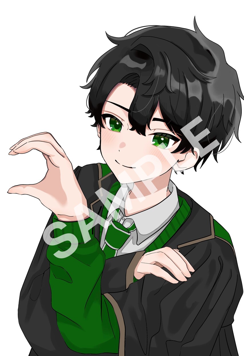 アイコン用、カード類用の人物イラストを描きます 等身キャラクター、ミニキャラクターお任せ下さい。 イメージ2