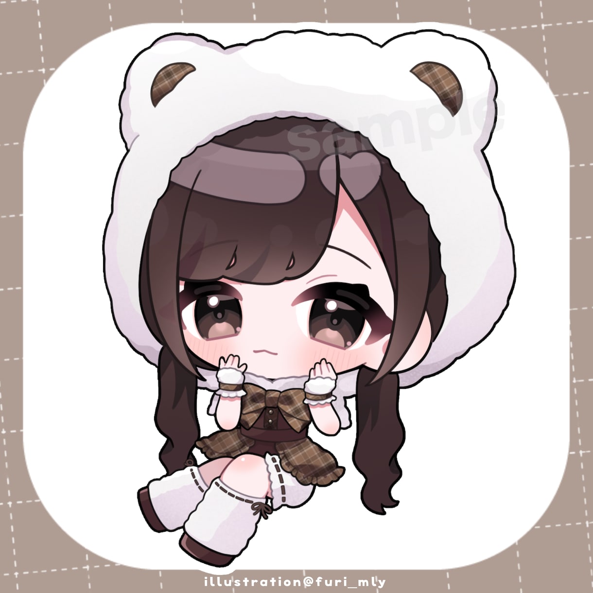 ミニキャラ（SD•デフォルメ）イラストを描きます 商用OK！グッズ、スタンプ、動画、配信などに…◎ イメージ6