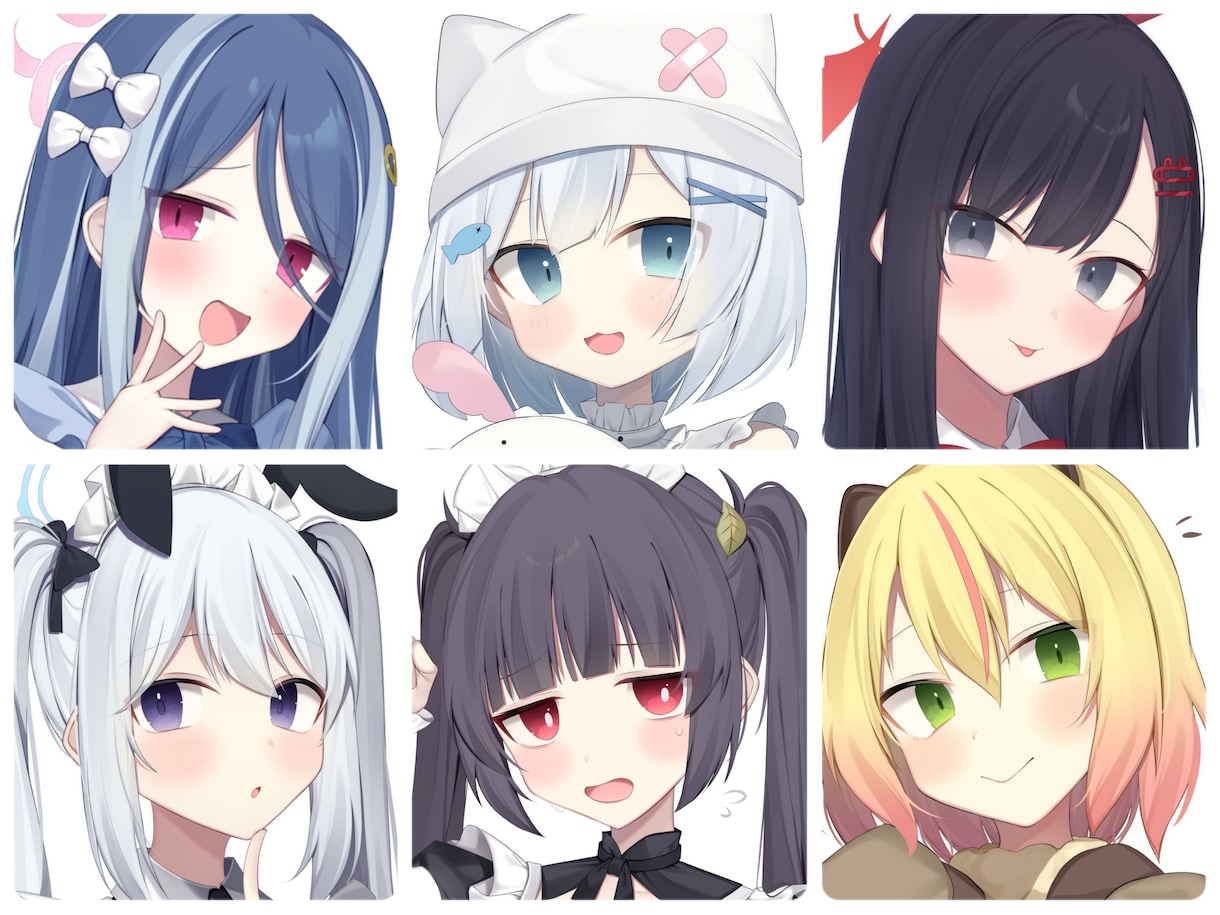 可愛くて映えるSNSアイコン描きます 【最短4日で納品可能】可愛くて早く欲しい人におすすめ イメージ3