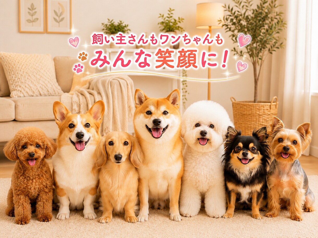 愛犬への愚痴をこぼしたい。優しく寄り添います 可愛いからこそ、ストレスが溜まる。占い有無選べます。 イメージ7