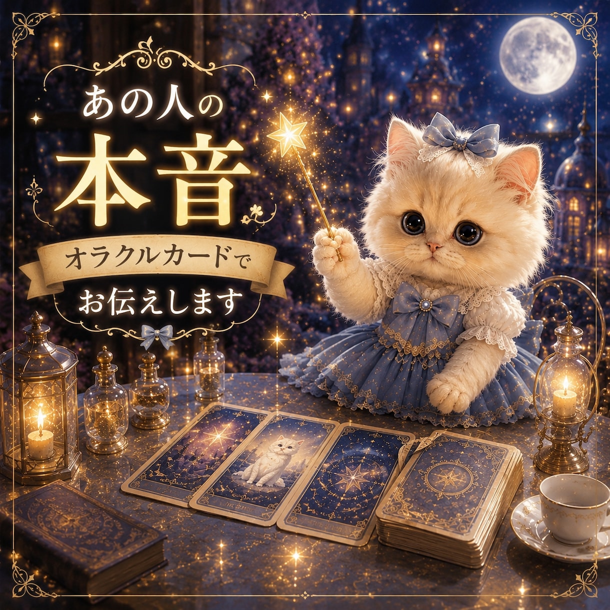 あの人の本音、オラクルカードでお伝えします クリスタルチューナーの音色で心と空間を浄化します イメージ1