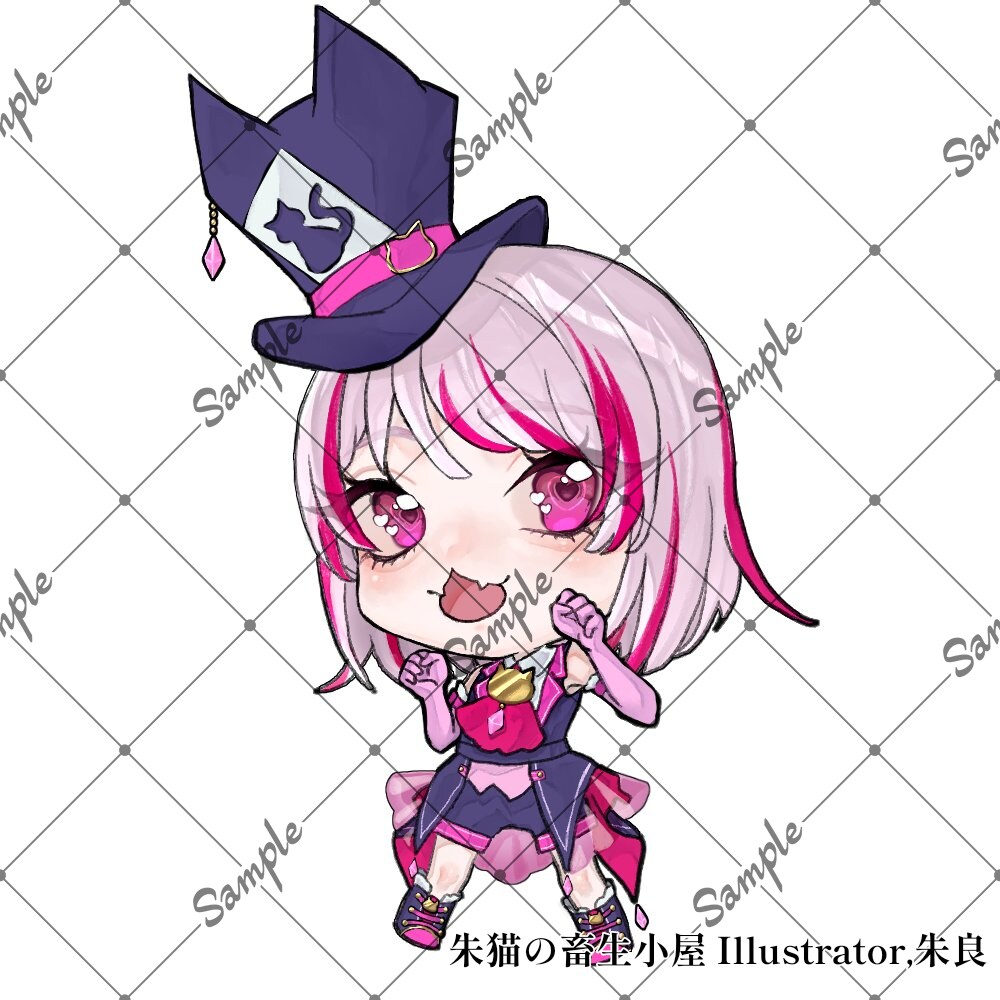 厚塗りで可愛いSDキャライラストを描きます グッズ、アイコン、スタンプ、ステッカー等 イメージ6