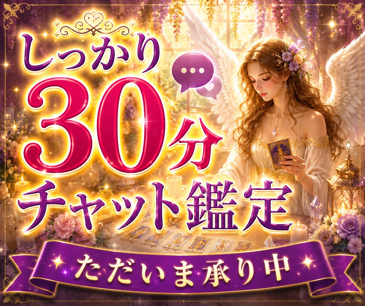 あなたの心を軽やかに♡30分チャット鑑定いたします 今のお悩みいつまで悩み続けますか？あなたのお悩みにアプローチ イメージ4