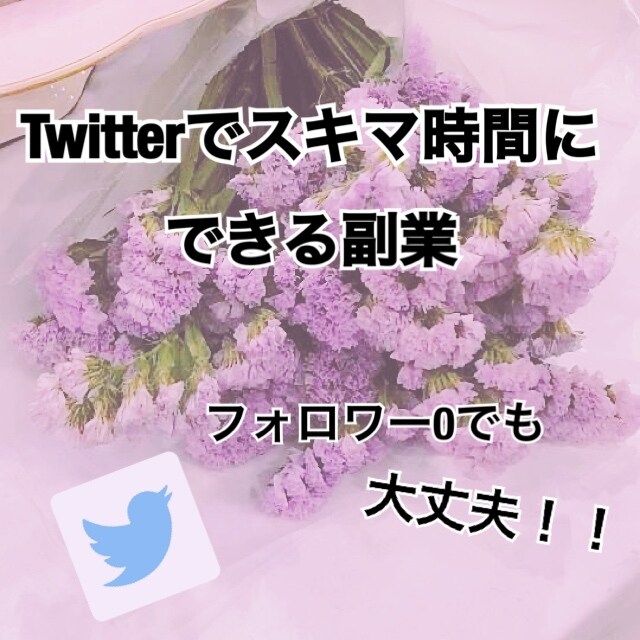 Twitterで稼ぐ副業の仕方教えます フォロワー0でも大丈夫！作業時間10分 イメージ1