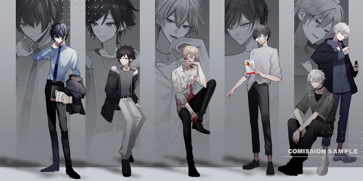 立ち絵制作します TRPG等にお使い頂けるキャラクター立ち絵を制作します イメージ5