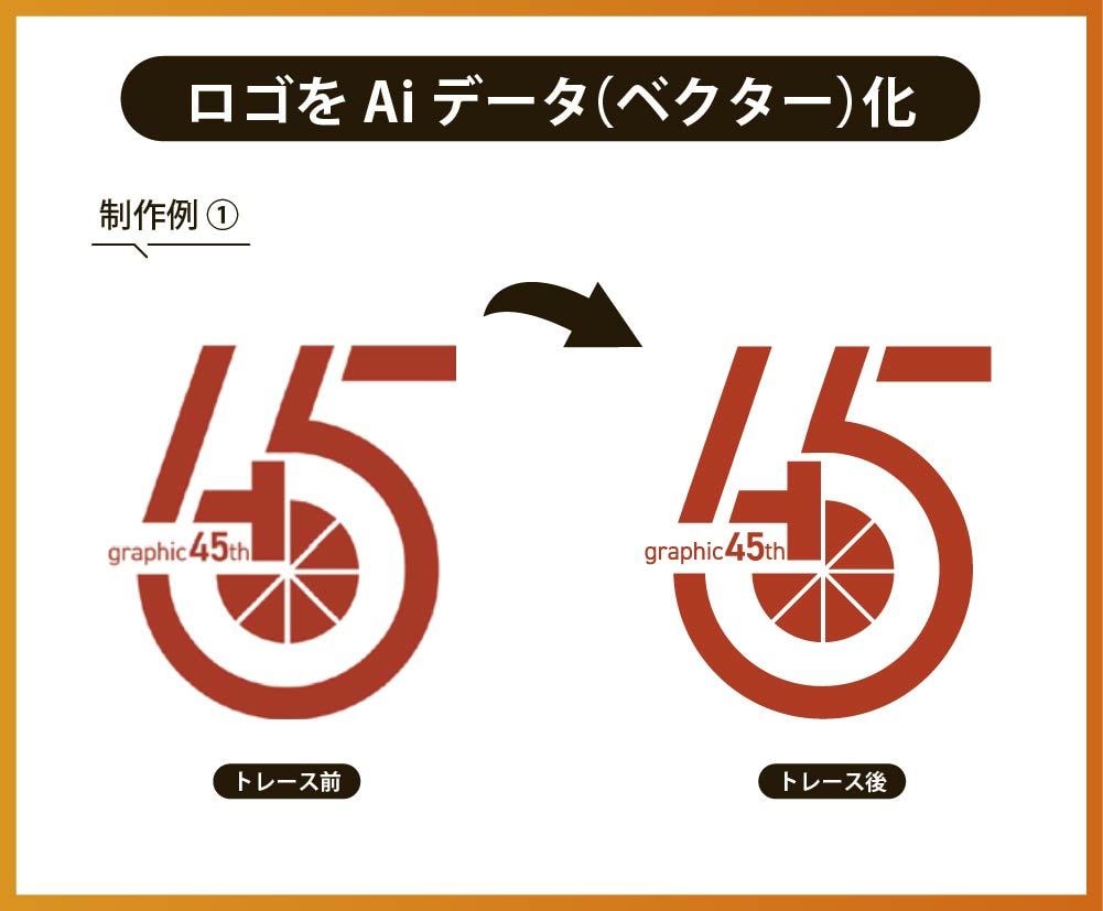ロゴ・イラスト・画像のAiデータ化します 迅速・正確・丁寧にトレースします！ イメージ2