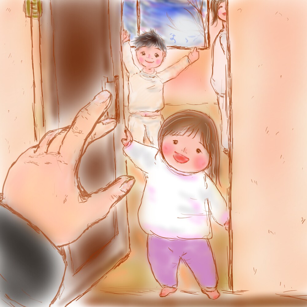 日常の幸せな場面をデジタル水彩画絵で描きます いつもの日常が一番の幸せ！素敵な場面を絵にしてみませんか？ イメージ2