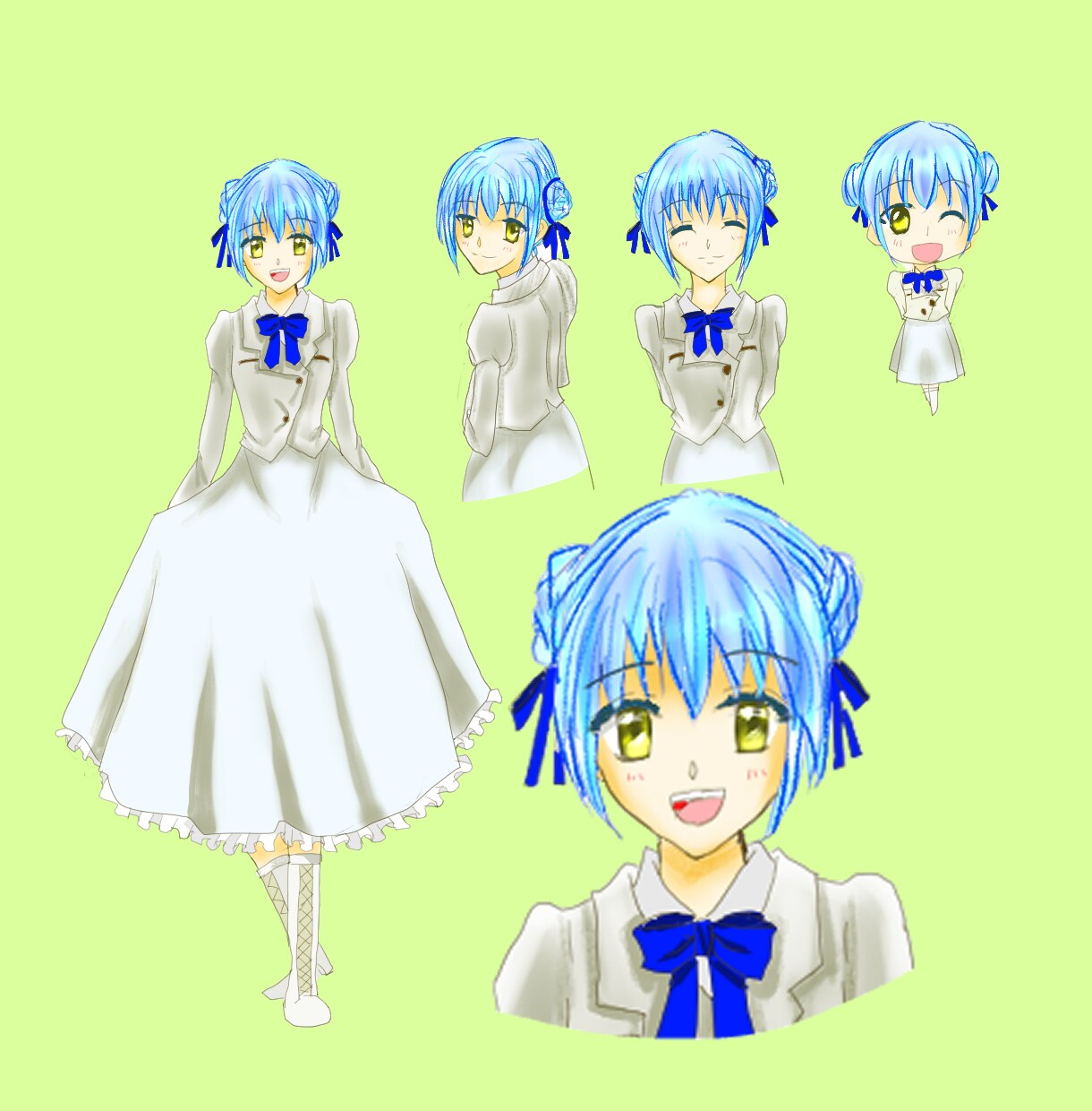 目を引く色彩のかわいいかっこいいイラストを描きます アイコン、歌ってみた、立ち絵、ちびキャラ、イラストを描きます イメージ3
