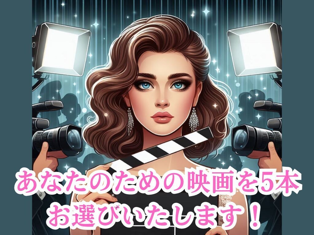 あなたのための映画を5本お選びいたします 全部の映画は見切れないから好みのものだけ見たい方に! イメージ1