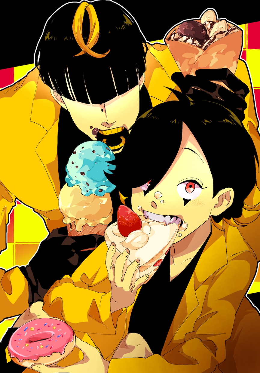 ポップなキャラクターイラストを描きます 明るくてちょっぴりダークなイラストでSNSを彩りませんか？ イメージ1