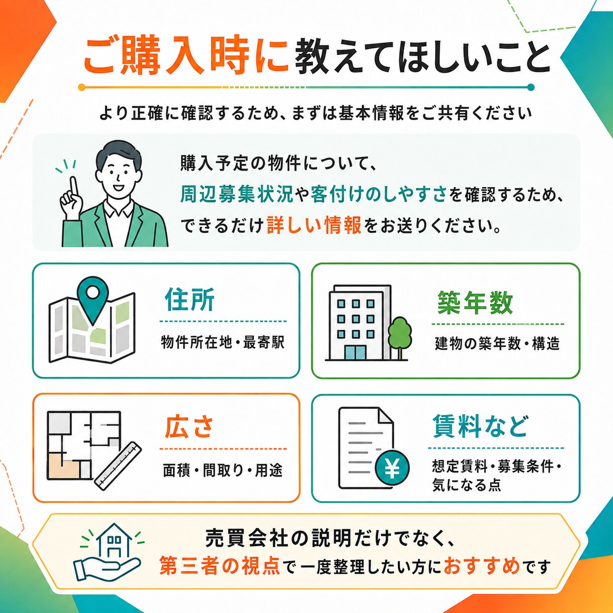電話相談有り！その不動産にお客さんがつくか教えます 【不動産投資初心者・中級者向けサービス】全国どこでも可能！ イメージ5