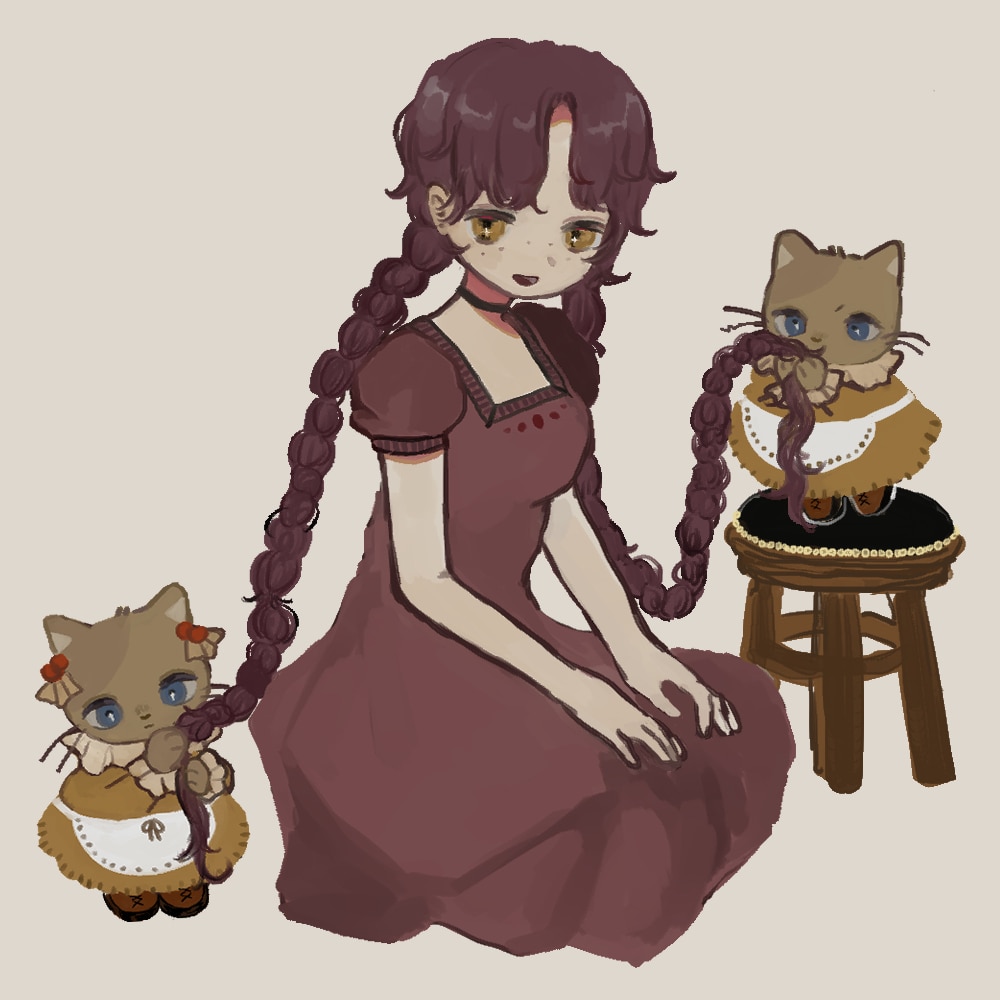 柔らかい絵本見たいな厚塗りイラストを描きます SNSアイコン、動画の1枚絵、歌ってみた、立ち絵等に！ イメージ10