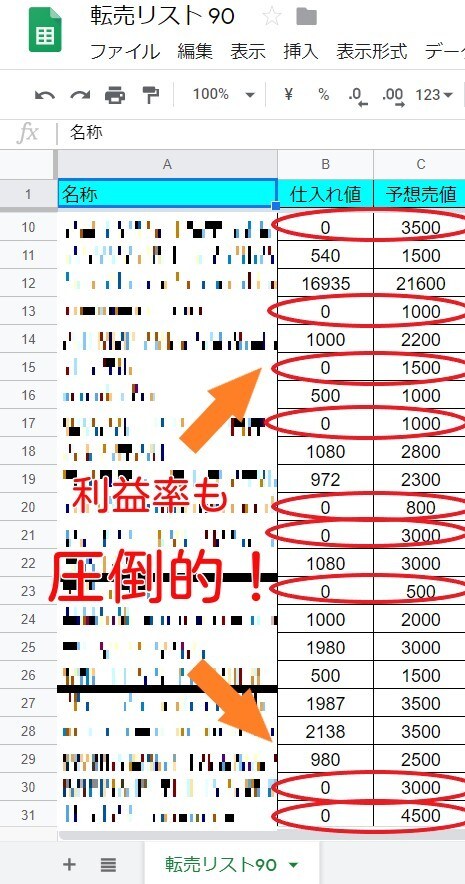 自分で調べる必要が一切ない、商品リストを暴露します 時間がないあなたでもOK！仕入れて売るだけの商品リスト90 イメージ5