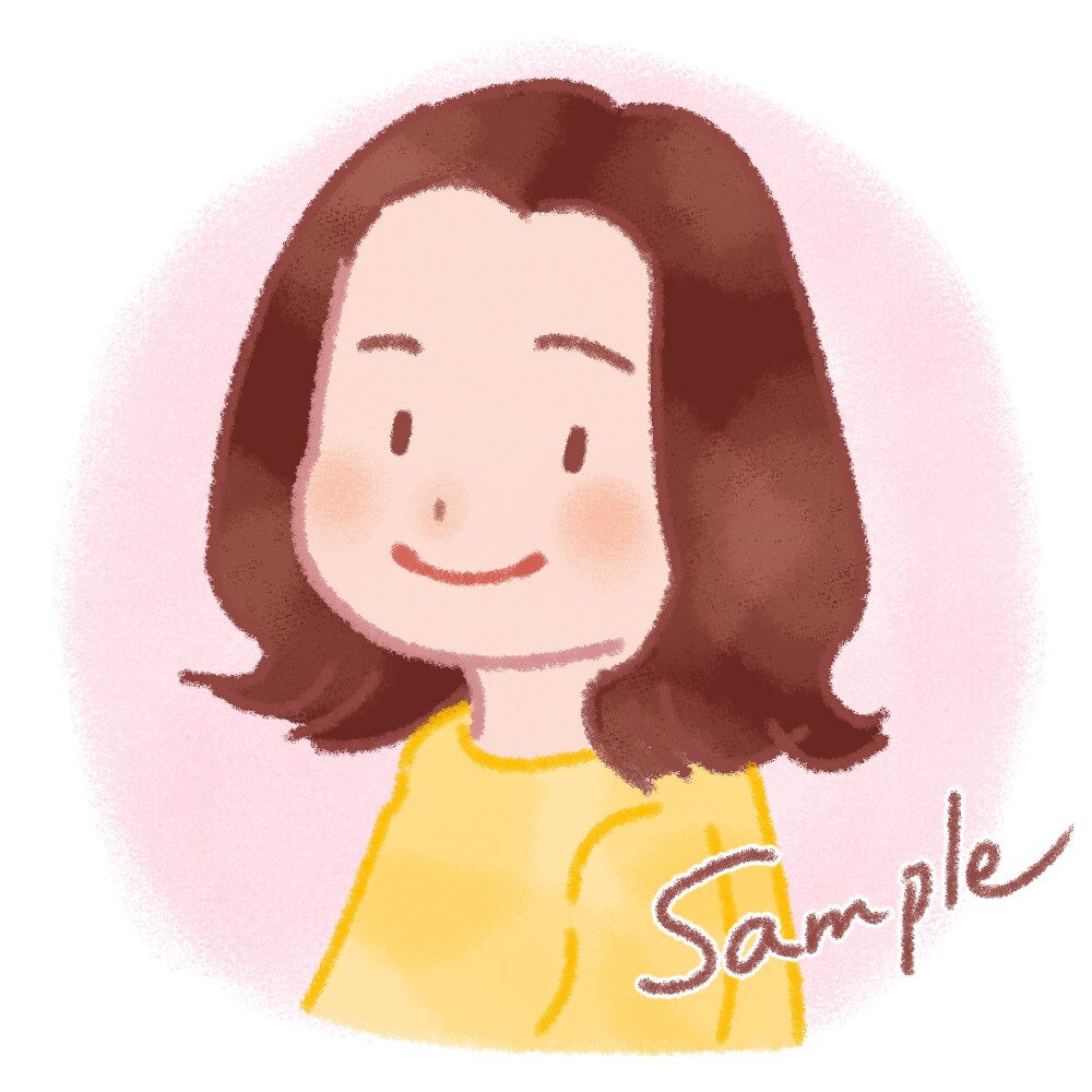 シンプルでほっこり。ゆるかわいい似顔絵を描きます 商用利用可！SNSやブログに。ご家族やお友達への贈り物にも。 イメージ3