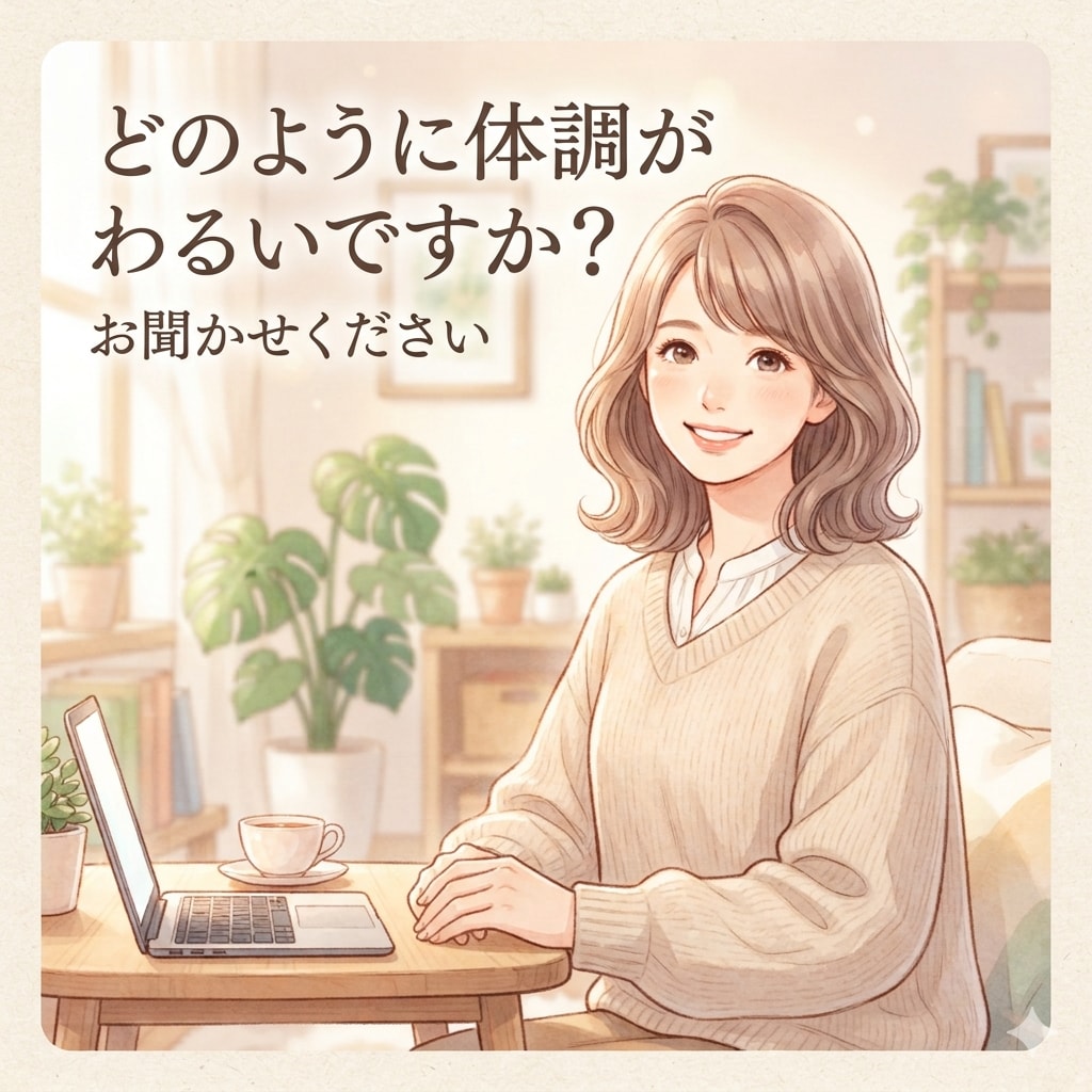 なんだか体調が悪いの不安に相談のります 看護師歴20年、現役外来勤務中 イメージ1
