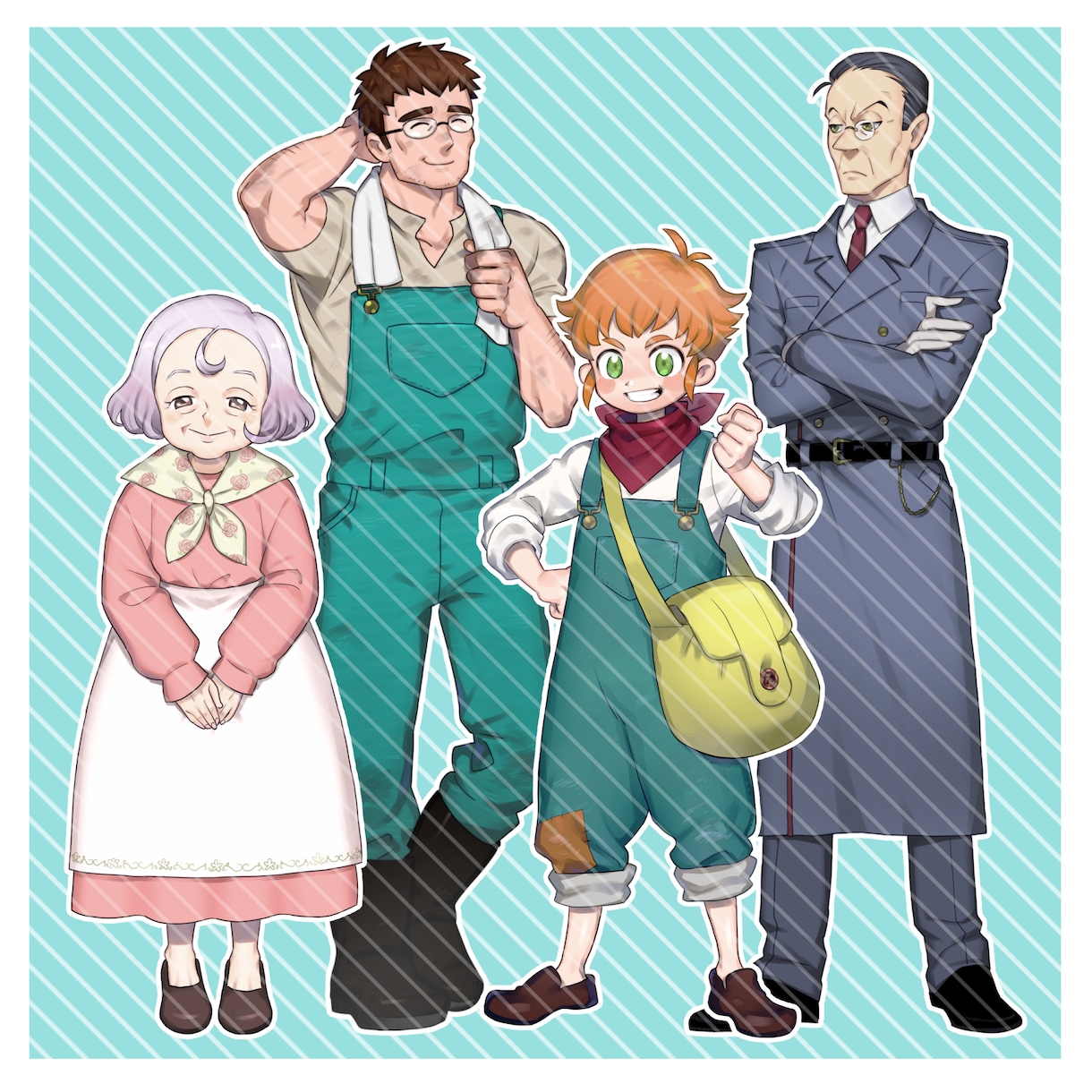 立ち絵などのイラスト制作いたします 老若男女、様々なキャラクターに対応！ イメージ7
