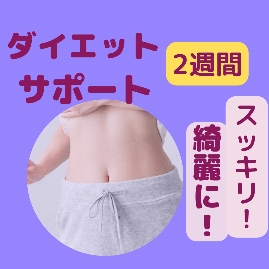 リバウンドしたくない。ダイエットサポートします 毎日アドバイス。食べて痩せる成功体験教えます。 イメージ1
