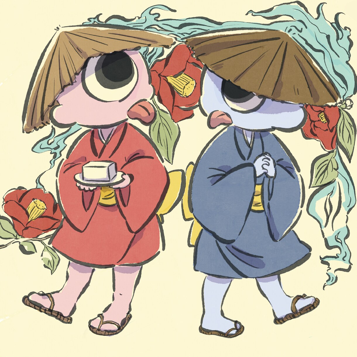 和風で親しみやすい、可愛いイラストを描きます 和風で親しみやすく、幅広い層に可愛いと言ってもらえるイラスト イメージ4