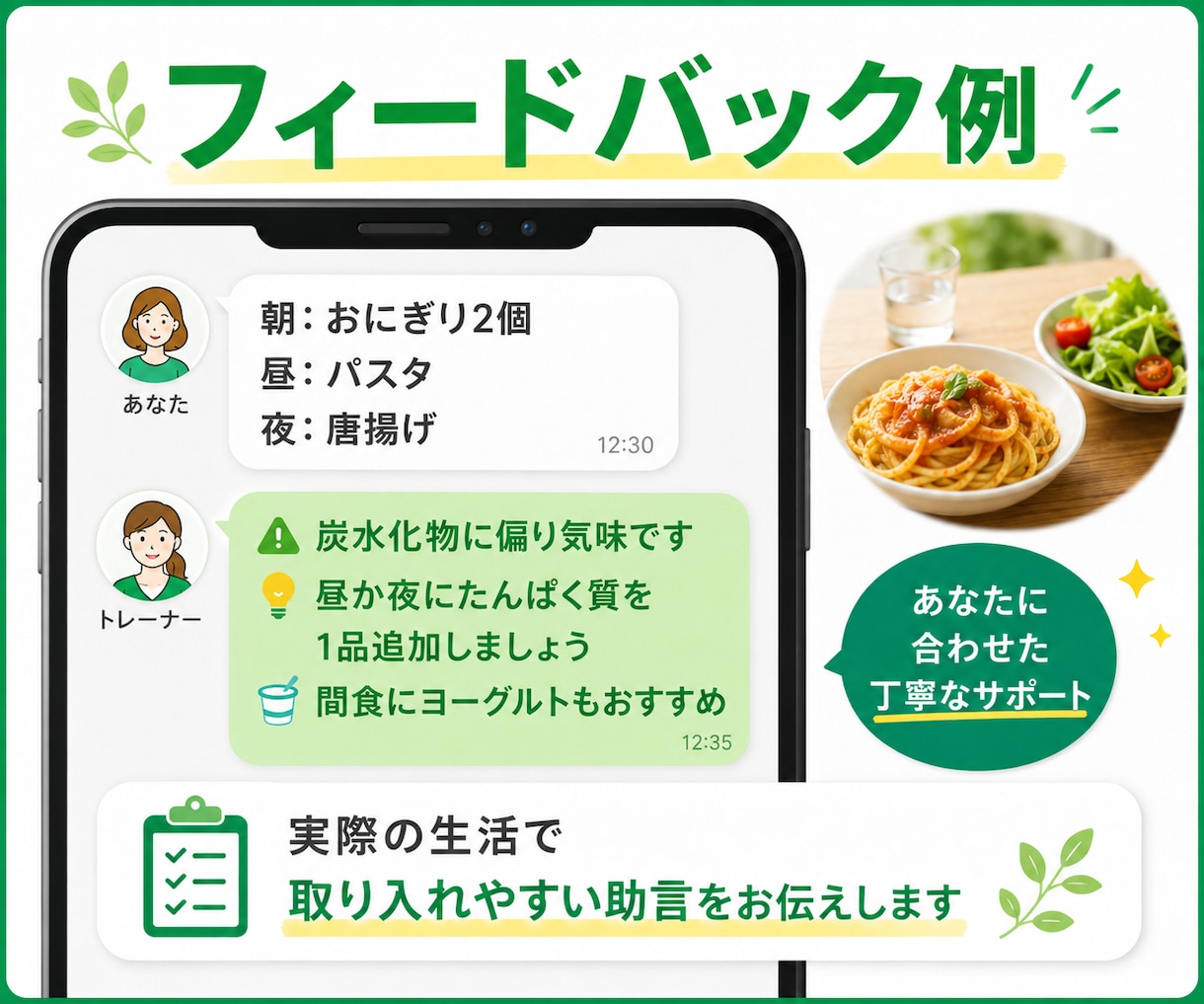 初めての方へ！｜7日間ダイエット伴走します 毎日の助言で自分に合う痩せ方を一緒に見つけましょう！ イメージ5