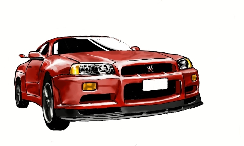 車のイラスト、アイコンイラストお描きします 車好きだからホイールエアロにも拘ったイラスト提供できます！ イメージ4
