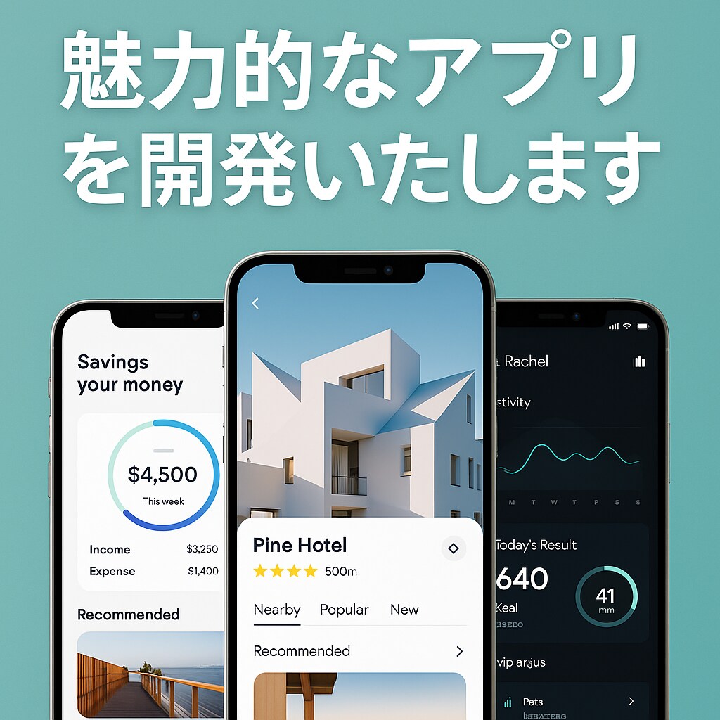 iOS/Android/Webアプリを開発します 初めてでも安心！企画からリリースまで一貫対応！ イメージ4