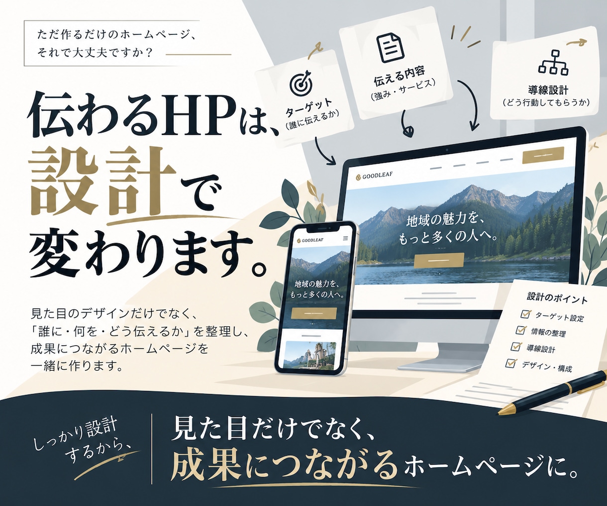 強みが伝わるHPを土台から設計します 独自テーマを使用｜設計からWordPress制作まで一貫対応 イメージ6