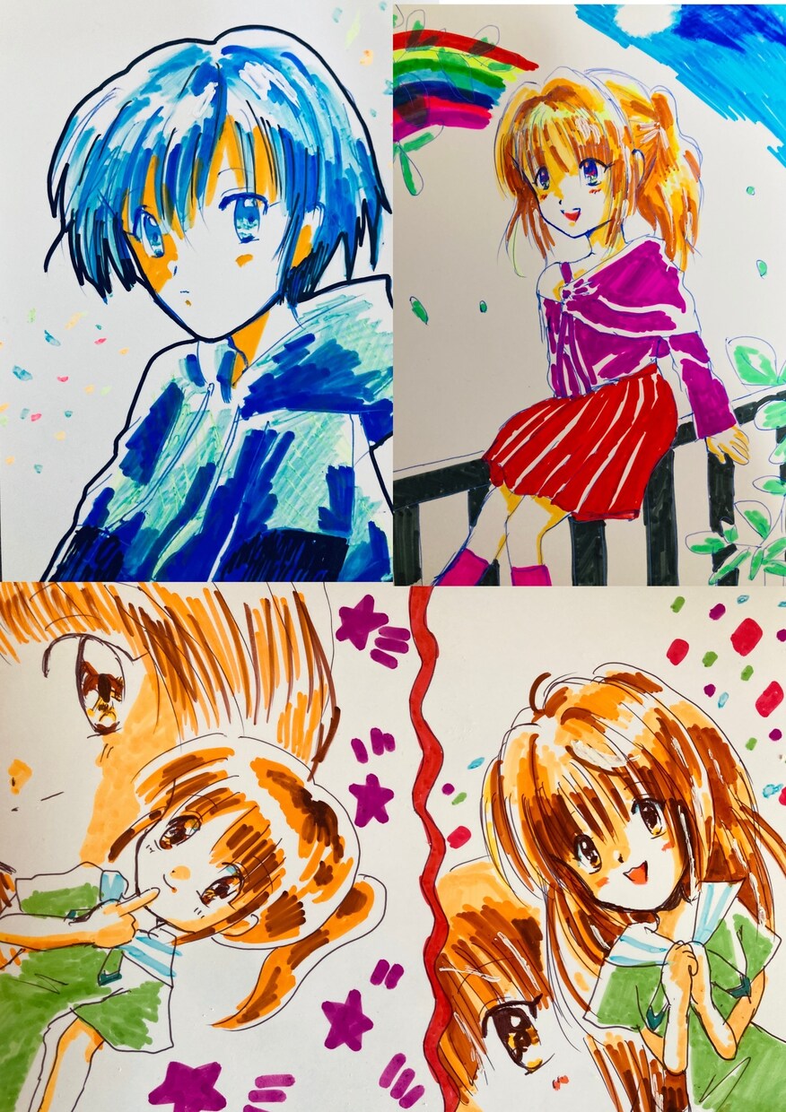 手描きの温かいイラスト　お描きします デジタルにはない、手描きの温かみのあるイラストをお届けします イメージ4