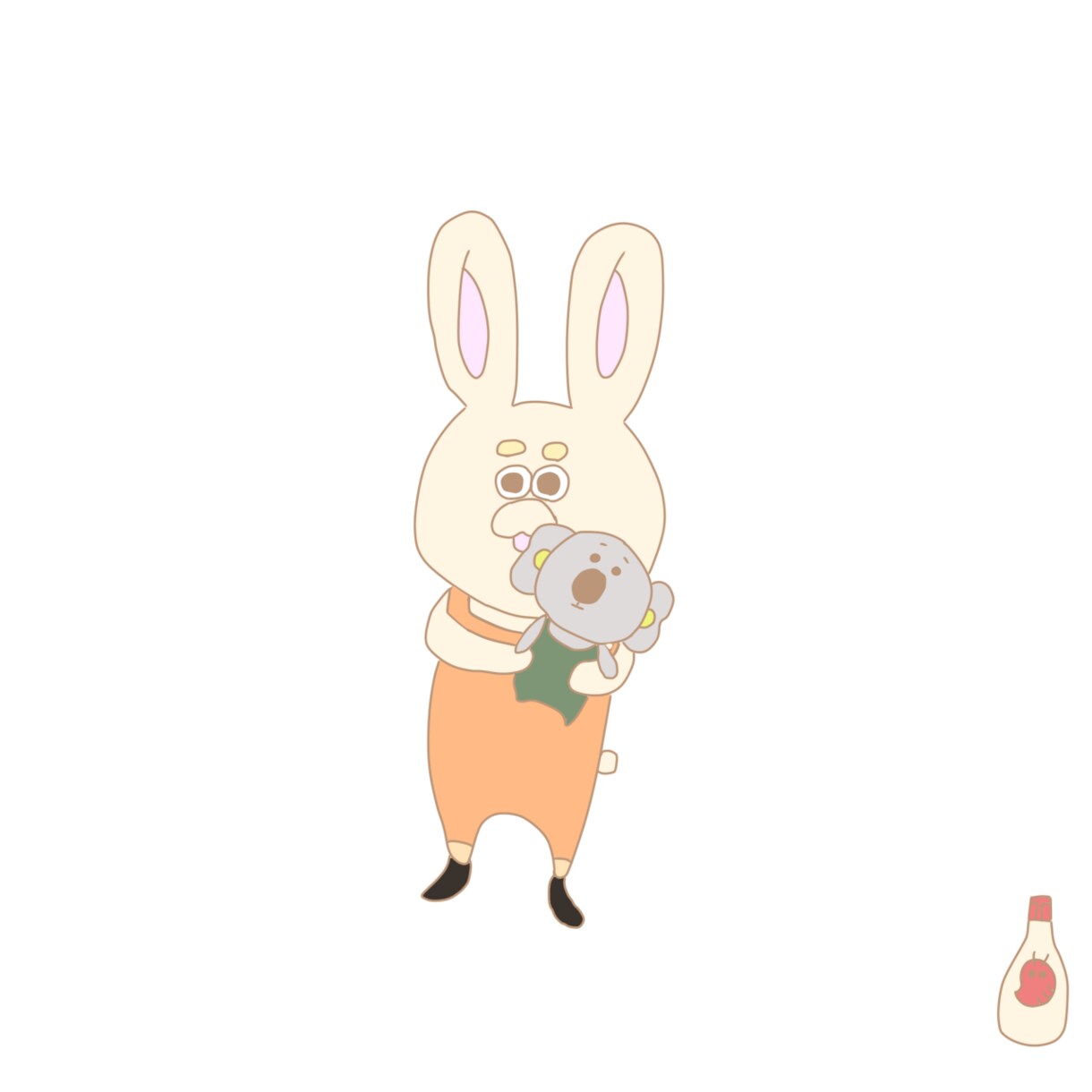 大人から子どもまで笑顔になれます コアラ（キャロ）の仲間たちを描きました イメージ4