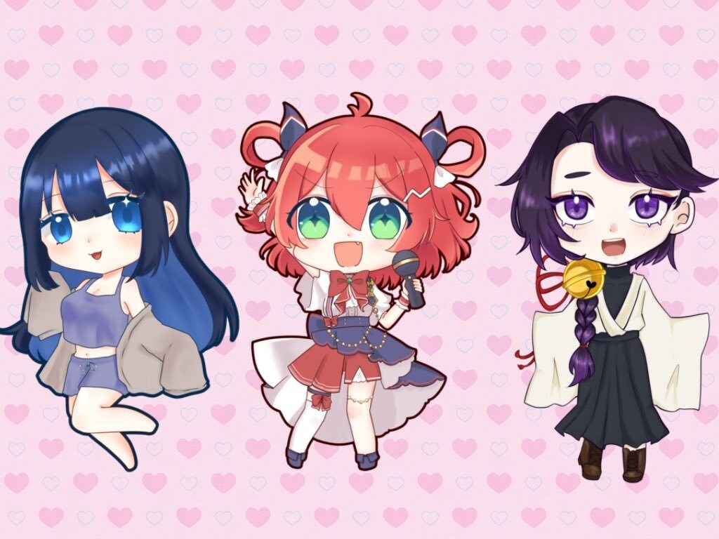 ぱっちりおめめのミニキャラ、バストアップ描きます なんだか懐かしい…kawaii……ミニキャラ！！ イメージ1