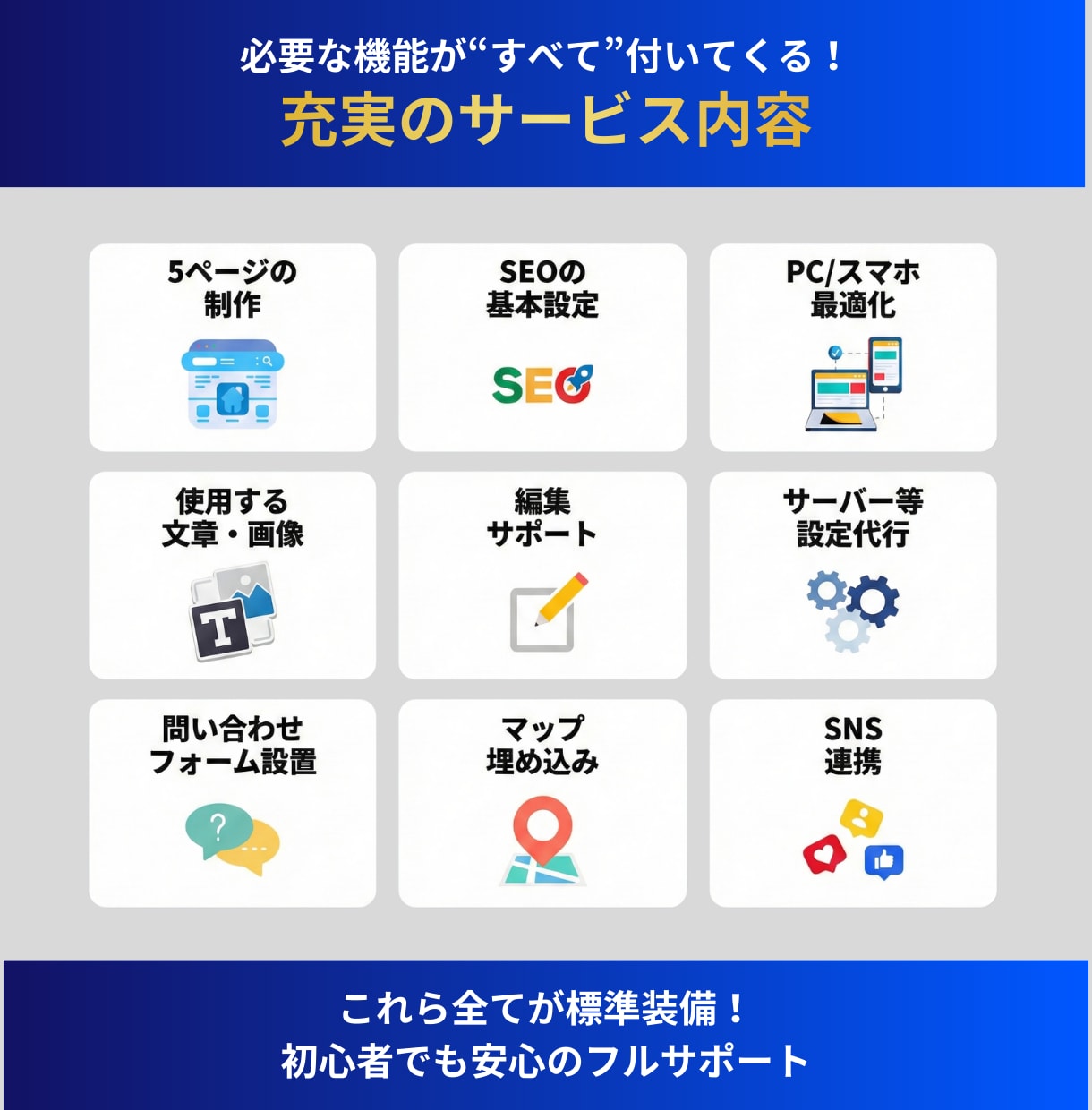 SEO×AIO対策◎集客ホームページを制作します SEO×AIO最適化(LLMO)◎丸投げOKで作成します イメージ4