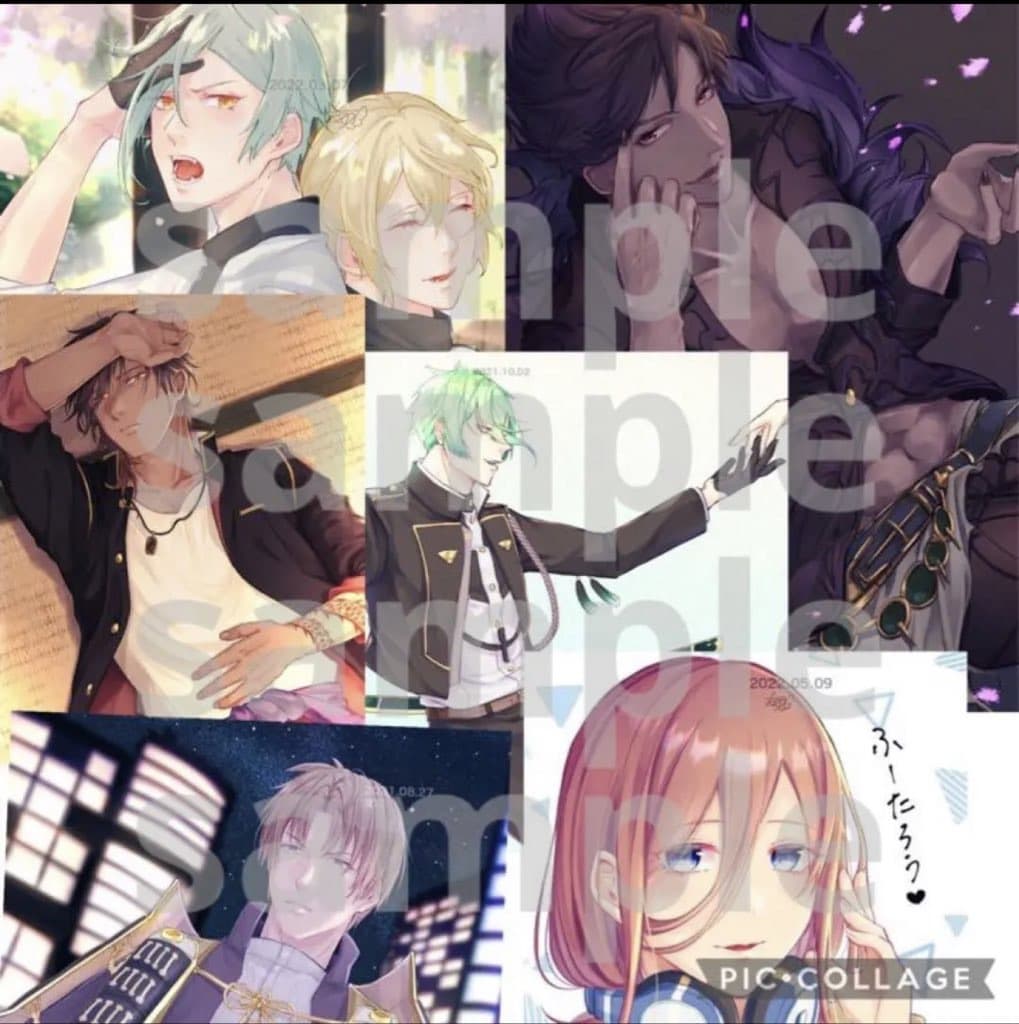 夢絵、イラストお描きします サムネ、挿絵等、コテキャ用立ち絵、BLGLお受け致します！ イメージ3