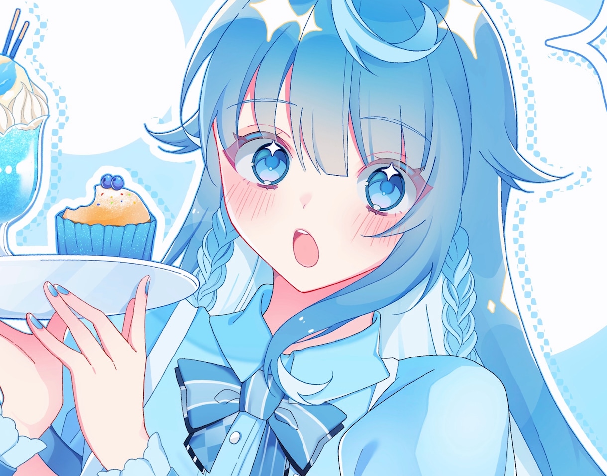 透明感のある可愛いSNS用イラストを制作します 親しみやすいイラストを描きます！お気軽にご相談ください。 イメージ1